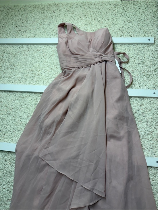 Dresses & Skirts - NWT Light Pink One-Shoulder Chiffon Formal Dress